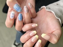 ユノ フィオーレ(Juno fiore)/らくがきねこちゃんネイル