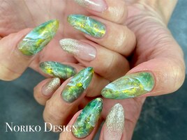 大理石ネイル