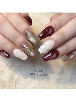 リッシュ ドゥ(RICHE deux)/先取り！ボルドー×キルティング