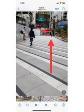 リユウ整体 江坂院(Re:you整体)/auショップを左へ曲がります