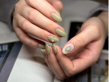 ヘアーアンドメイク アース 高崎店(HAIR＆MAKE EARTH)/ワンポイントデザイン　￥7500