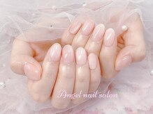 エンジェルネイルサロン(Angel nail salon)/うるうるくすみピンク