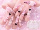 【チップ長さだしネイル】