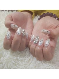 埋め尽くしネイル