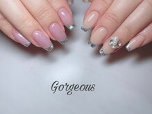 ゴージャス ネイル アンド スクール(Gorgeous)/定額ネイル【＋Vカット】