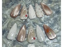 4本アート/バレンタイン