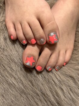 ネオンスターネイル☆