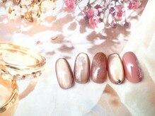 フルールソンネイル(fleur son nail)/4月定額トレンドアート