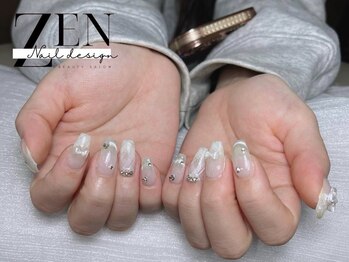 ゼン ネイル デザイン 池袋(ZEN NAIL DESIGN)/長さだしやり放題×つけ放題