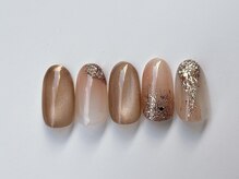 禅 表参道(Zen)/ブラウンマグニュアンスネイル