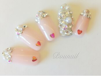 ボネール(nail ＆ eyelash Bounail)/定額コース9980円　ハート