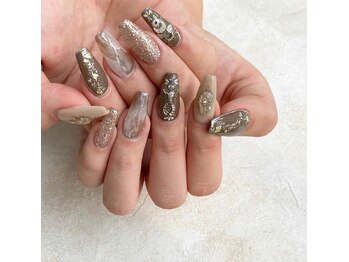 ラウンジ渋谷 本店(RounGe SHIBUYA)/【スカルプ】秋ネイル