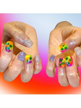 アヤネイルズ アンド アイラッシュ(AYA NAILZ.＆Eyelash)/100minsアートコース