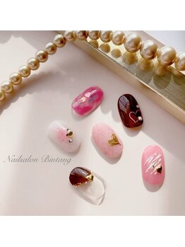 ビンタン(Bintang)/バレンタインネイル