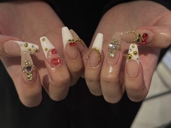 ザ コースト バイ ネオリーブ(The coast by neolive)/さくらんぼネイル　担当:akari