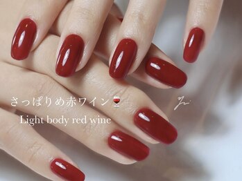 ネイルズ バイ ユイ 外苑前(Nails by Yui)/暗すぎないボルドーネイル
