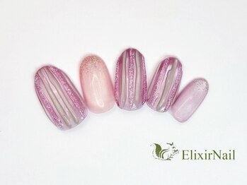 エリクサーネイル 新宿3丁目(Elixir Nail)/定額a シンプル/クーポン使用