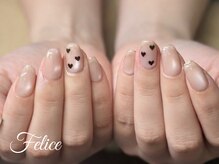 フェリーチェビューティー 浦和東口店(felice BEAUTY)の雰囲気（ちゅるんかわいいバレンタインネイル♪）