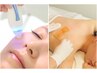 【夏限定☆】うなじ背上Wax+全顔ハイドロフェイシャル美容液導入付き ¥7700