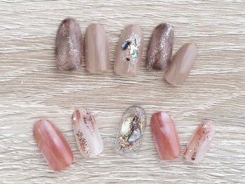 ネイルサロンアンドスクール ミュー(Nail Salon & school mieux)/秋ネイル☆