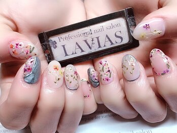 プロフェッショナル ネイルサロン ラヴィアス(LAVIAS)/【ジェル】10本アートし放題