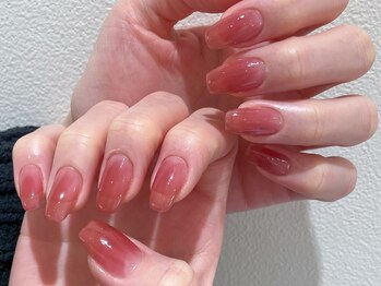 ネイル アヴァンス あべのルシアス店(Nail AVANCE.)/ちゅるんワンカラー shihomi