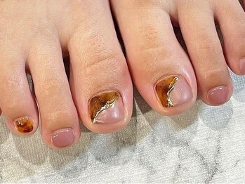 アンジュネイル(Angenail)/べっ甲ニュアンス(フット)