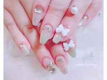 モチミィ(mochimy.)/＊グリーンラメグラデ＊