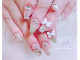＊グリーンラメグラデ＊