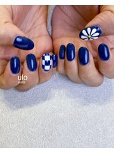 ウロネイルズ(ulo nails)/お花とチェック