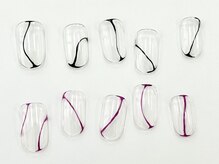 ネイルサロン クイール 小山店(NAIL SALON QUILL)/カラーラインアート