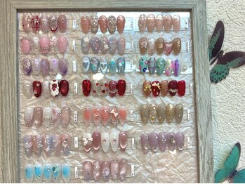 ルビーズネイルサロン(Ruby's nail salon)の写真/無料フィルイン◎流行りアートパーツを合わせて色変更もOK！毎月ジェルネイルを楽しみつつお得に通えます♪