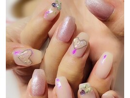 うるうるピンク×キラキラハート