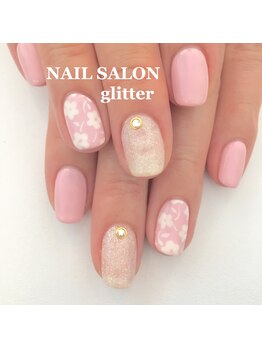 ネイルサロン グリッター(NAIL SALON glitter)/春のお花ネイル