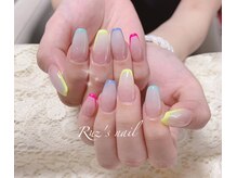 ラズネイル(RUZ'S NAIL)/【秋本】スカルプ夏ネイル