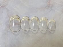 ディースタイル ネイルスタジオ(d-style)/ガラスフレンチ