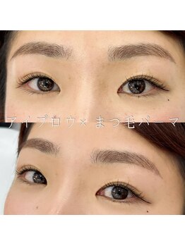 ドレス 薬院(DRESS.)/アイブロウWAX×まつげパーマ