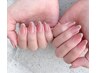□ハンド□ ガラスフレンチネイル ☆7900円☆