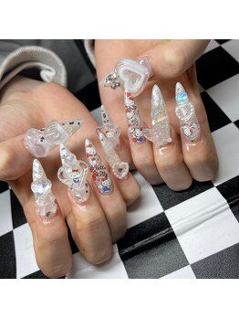 キャラクタ風ーネイル