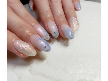 リラネイル(Lila nail)の写真/【雰囲気×価額×接客】高評価◎デザインに自信あり♪お色の変更もOK♪
