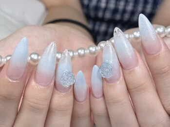 サリーネイルラボ(Sully Nail Lab)/バラパーツ付け
