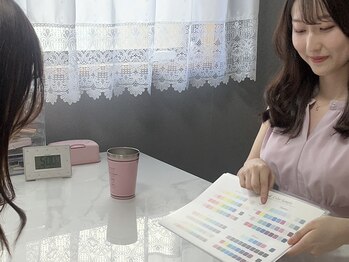 amulet名古屋【16タイプパーソナルカラー診断/顔タイプ診断/骨格診断】の写真/友達・カップル等お二人でのご来店でお得な割引あり♪16タイプカラー/骨格/顔タイプ診断＆メイクが大人気！