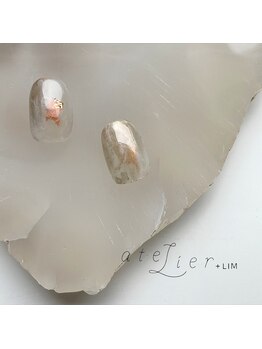アトリエ プラス リム(atelier +LIM)/柔らかニュアンスネイル
