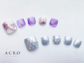 アクロネイル アンド アイ(ACRO NAIL&EYE)/2024年 4月 フット定額1