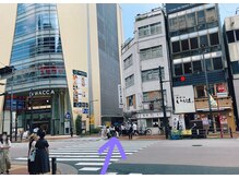 ビオールサロン 池袋東口(美allサロン)/いろは牛かつと三田製麺所見える