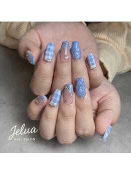 ジェルア(jelua)/チェックネイル☆