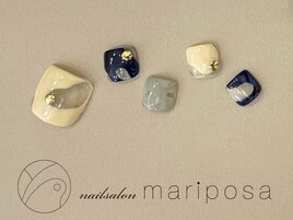 秋フットネイル