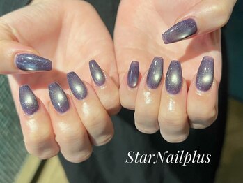 スターネイルプラス 福岡天神西通り店(Star Nail plus)/フラッシュ×マグネットネイル