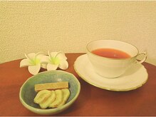 リオリオ(riorio)の雰囲気（施術後はお茶と小菓子で、ほっと一息）