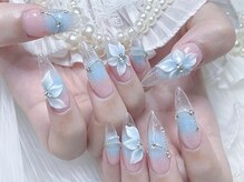 ネイルプリンセス(Nail Princess)/フラワーネイル/レース/